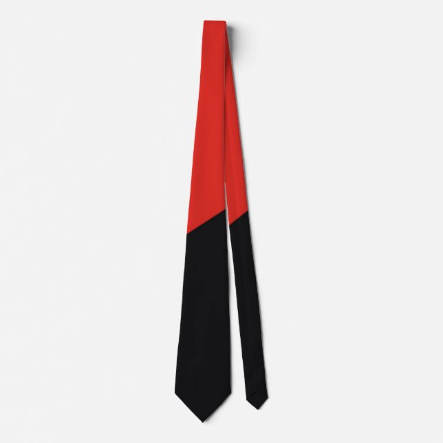 Anarkisk flagga symbol slår kommunismen socialism  slips (Framsida)