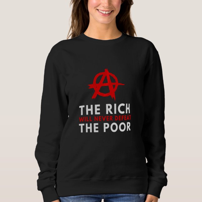 Anarkism Anarchist Class Krig Anti Government T Shirt (Framsida)