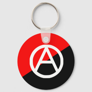 Anarkist med A Symbol2, Colombia flagga Nyckelring