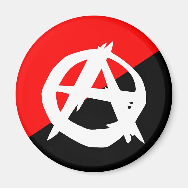 Anarkist med en symbol, Colombia Magnet (Framsidan)