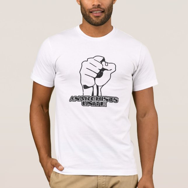 Anarkister förenar tee shirt (Framsida)