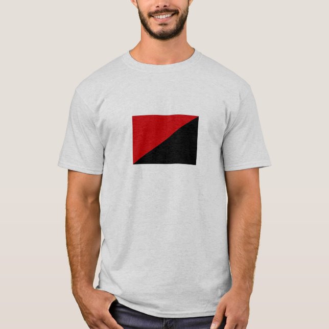 Anarkistflagga Tee Shirt (Framsida)