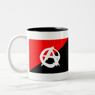 Anarkistflagga Två-Tonad Mugg