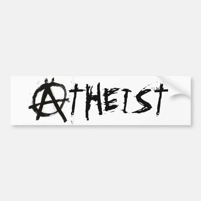 ANARKISTISK ATEISTISK BILDEKAL (Framsidan)