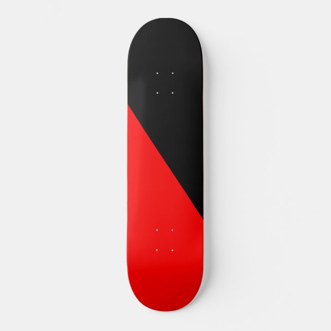 Anarkistisk Flagga (anarkism) Mini Skateboard Bräda 18,5 Cm (Framsida)