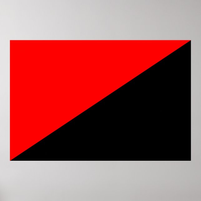 Anarkistisk Flagga (anarkism) Poster (Framsidan)