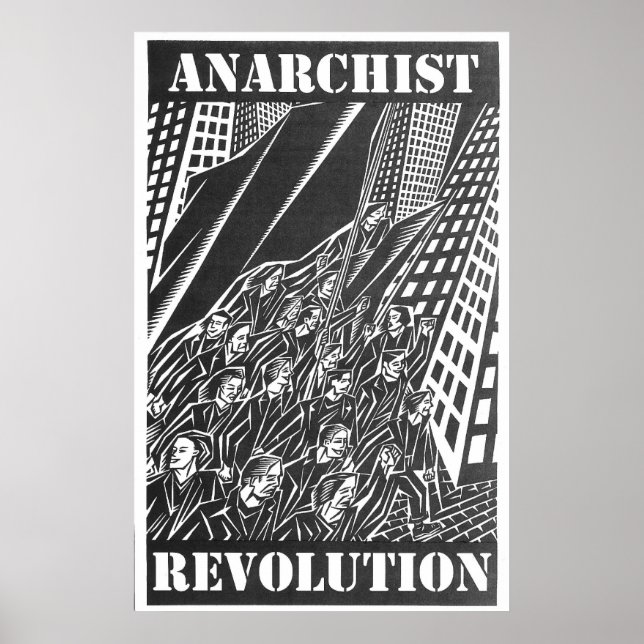 Anarkistisk Revolution poster (Framsidan)