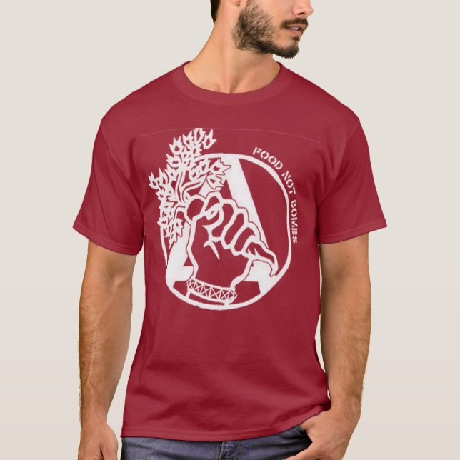 Anarkistiska livsmedel, inte bomber t shirt (Framsida)