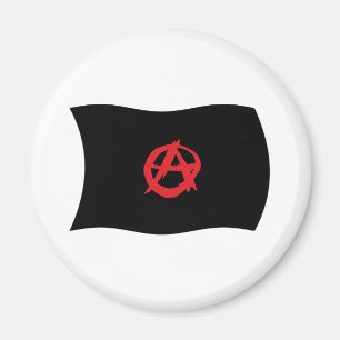 Anarkistiska rörelsens flaggmagnet magnet