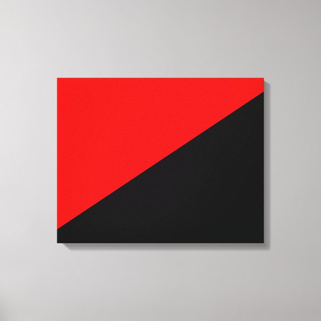 Anarkistiskt Flagga (anarkism) Kanvastryck (Framsida)