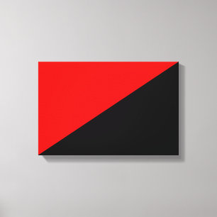 Anarkistiskt Flagga (anarkism) Kanvastryck