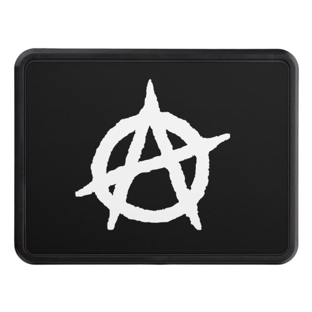 Anarkistiskt symbol Trailer Hitch Cover Dragkroksskydd (Framsidan)