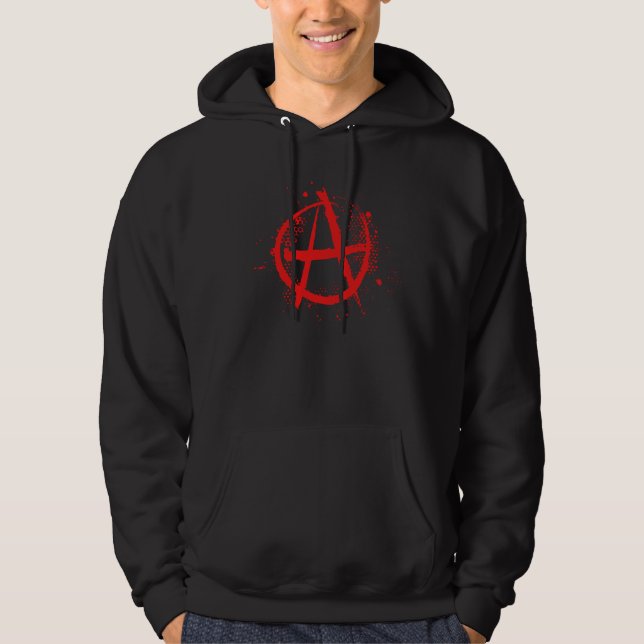 anarkisymbol 2 hoodie (Framsida)