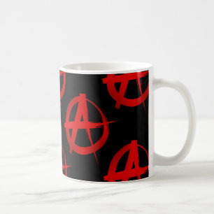 Anarkisymbol Kaffemugg