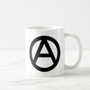 Anarkisymbol Kaffemugg