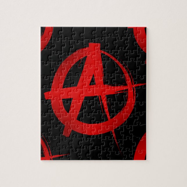 Anarkisymbol Pussel (Vertikal)