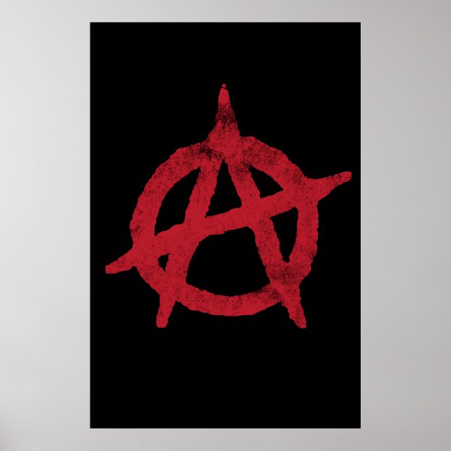 Anarkisymbolen 'Cirka a' Poster (Framsidan)