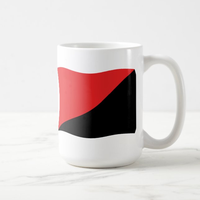 Anarko-Syndikalism Flaggmugg Kaffemugg (Höger)