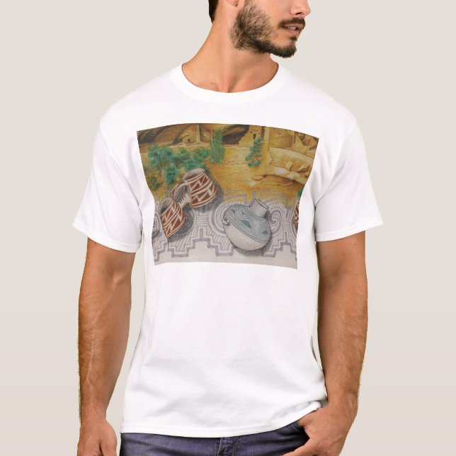 Anasazi krukmakeri av indianer tee (Framsida)