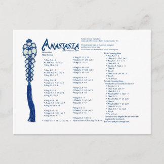 Anastasia vycard vykort