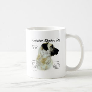 Anatolian design för herdehundhistoria kaffemugg