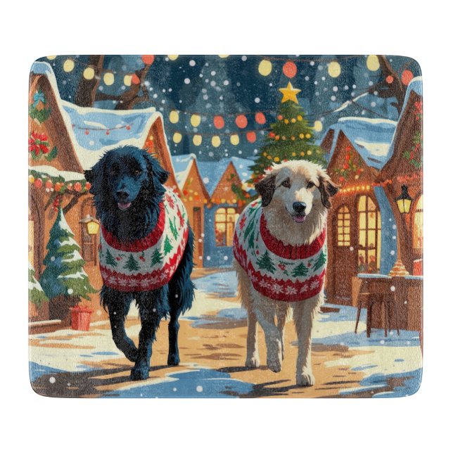 Anatolian Shepherd Dogs Christmas Snow Holiday (Framsidan)