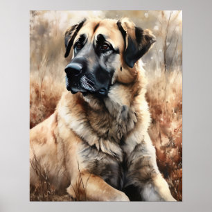 Anatolian Shepherd Hund Art Print Poster
