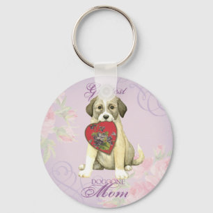 Anatolian Shepherd Hund Heart Mamma Nyckelring