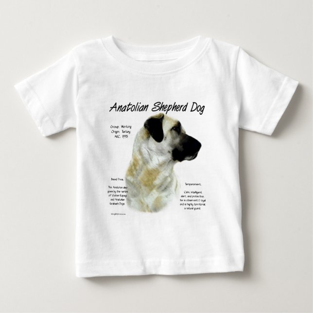 Anatolian Shepherd Hund History T Shirt (Framsida)