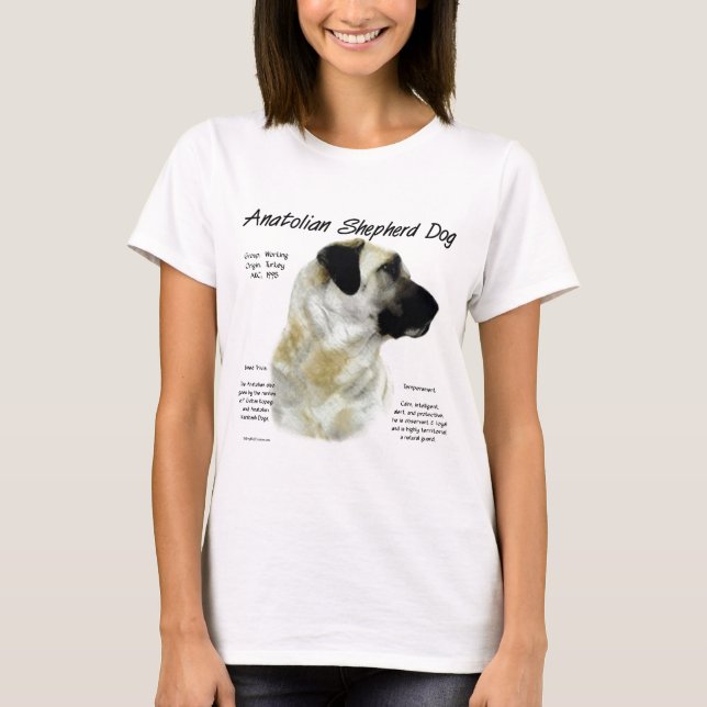 Anatolian Shepherd Hund History Tee (Framsida)
