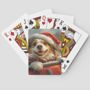 Anatolian Shepherd Hund Roller Underlägg jul Casinokort