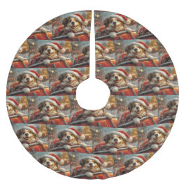 Anatolian Shepherd Hund Roller Underlägg jul Julgransmatta Borstad Polyester