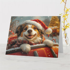 Anatolian Shepherd Hund Roller Underlägg jul Kort