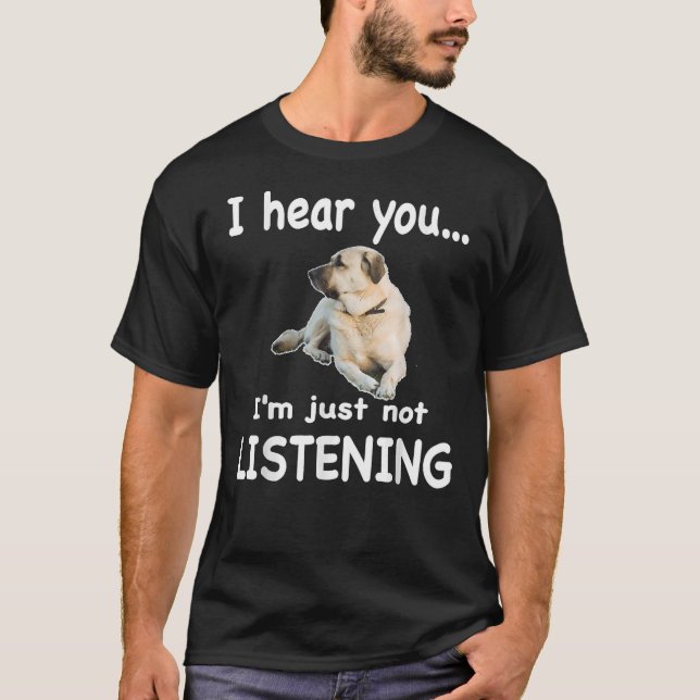 Anatolian Shepherd Hund T Shirt (Framsida)