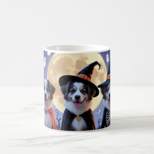 Anatolian Shepherd Hundar Pumpkin Halloween Funny Kaffemugg (Center)