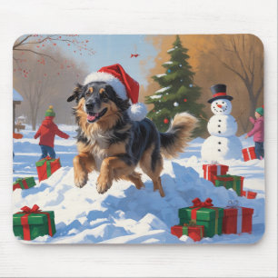 Anatolian Shepherd jul Festive Snö Musmatta