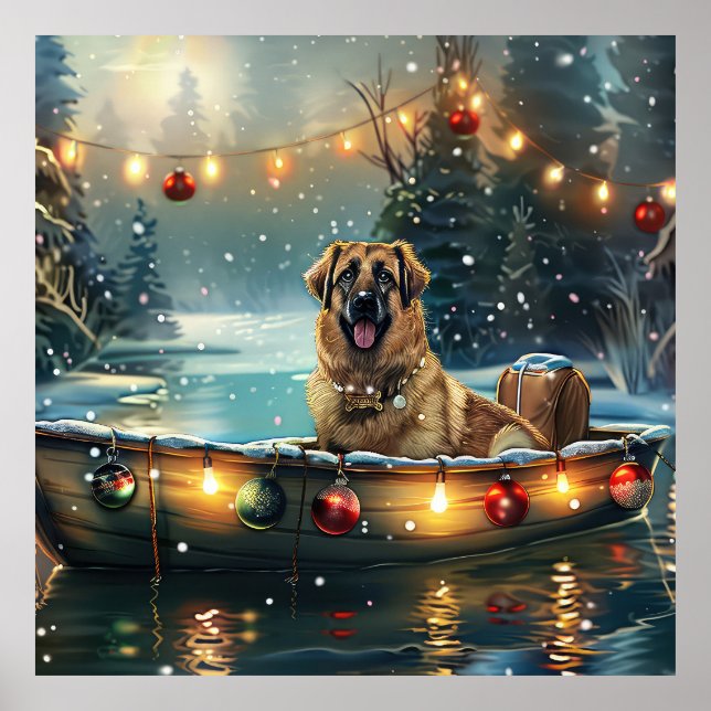 Anatolian Shepherd julhelg Festive Voyage Poster (Framsidan)