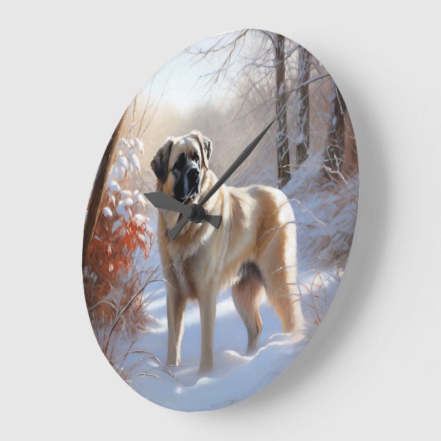Anatolian Shepherd Låt det snöa jul Stor Klocka (Vinkel)