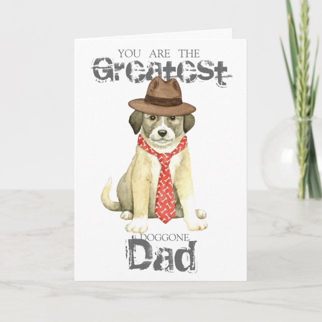Anatolian Shepherd Pappa Card Kort (Framsida)