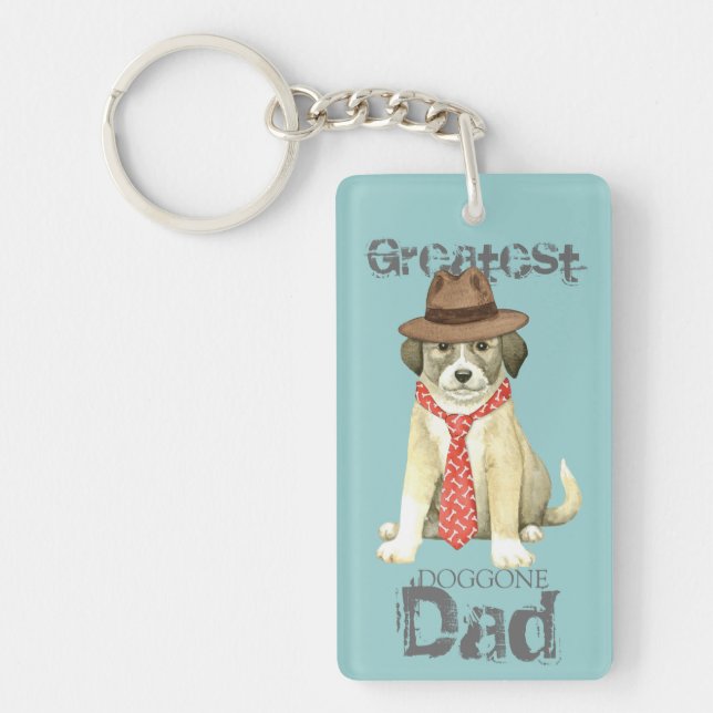 Anatolian Shepherd Pappa Keychain (Framsidan)