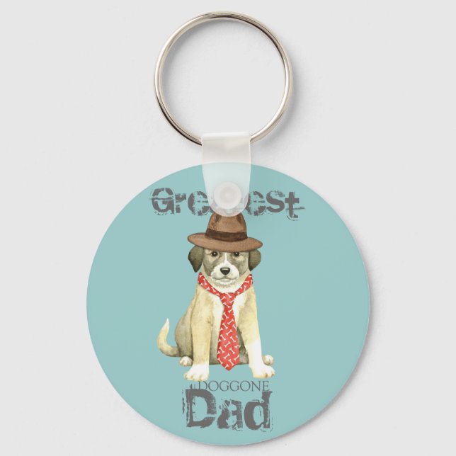 Anatolian Shepherd Pappa Keychain Nyckelring (Framsida)