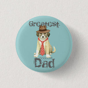 Anatolian Shepherd Pappa Pinback Button Knapp