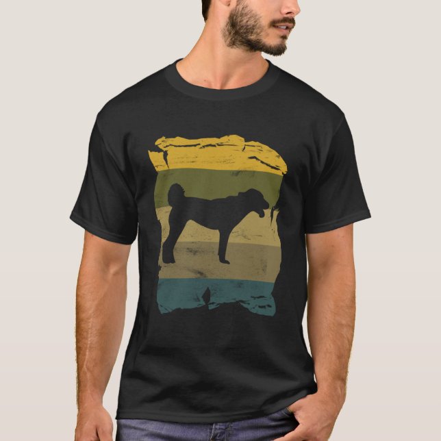 Anatolian Shepherd Retro Silhouette for Kangal Own T Shirt (Framsida)