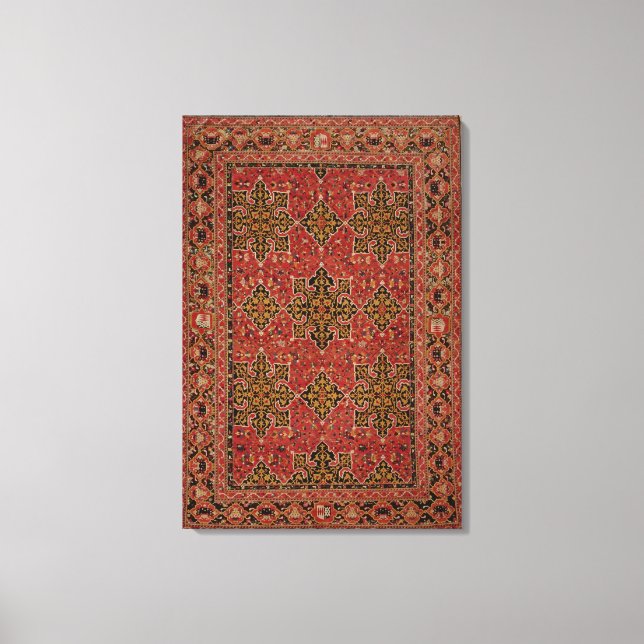 Anatolian Star Ushak carpet, 1585 Canvastryck (Framsida)
