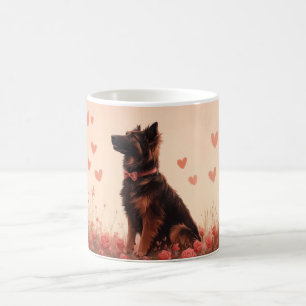 Anatolisk herde med rosor - Alla hjärtans dag Kaffemugg