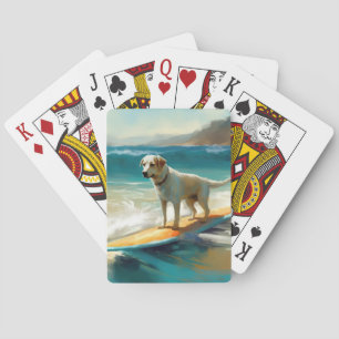 Anatolisk herde strand surfing målning casinokort