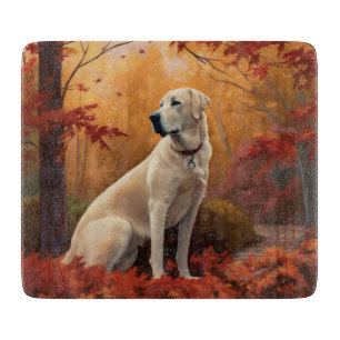 Anatolisk herdehund i höstlöv Fall Inspire