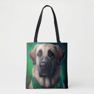 Anatolisk herdehund i St. Patricks dag dräkt Tygkasse
