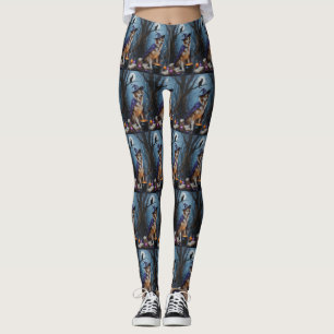 Anatolisk herdehund - Whimsical Halloween-målning Leggings