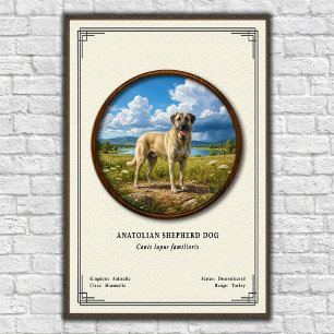 Anatolisk herdehund Zoologisk serie Poster